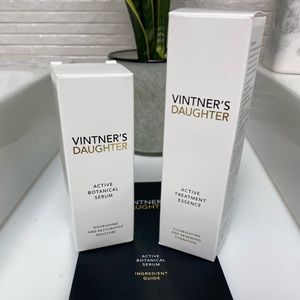 Brand new unopened Vintners Daughter active serum and botanical essence set